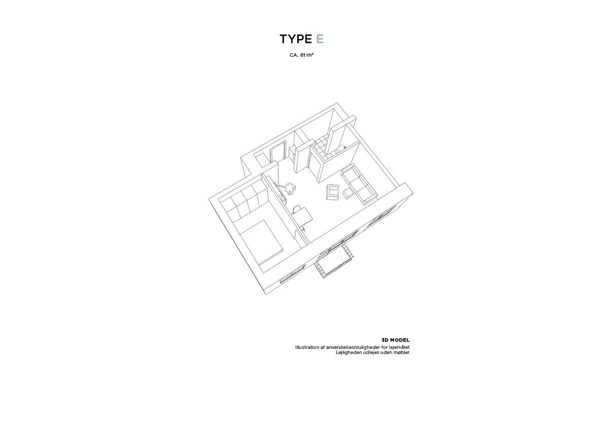 Rummelig studielejlighed med 2 værelser i Aarhus - 61m² - Foto 1