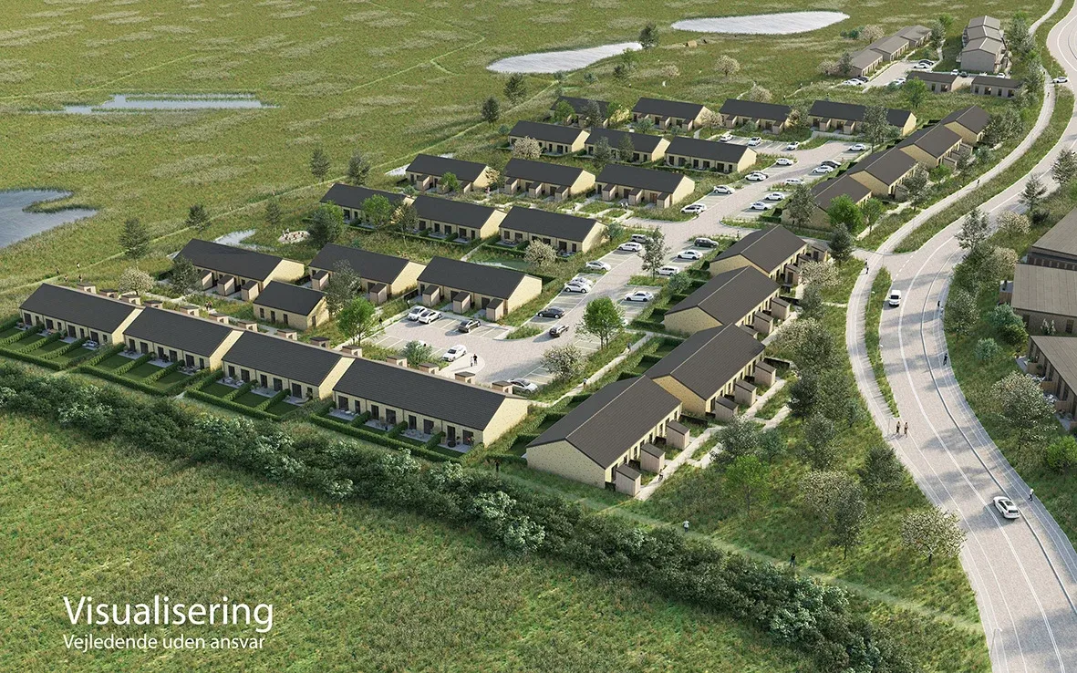 Moderne 3-værelses senior rækkehus med fjordudsigt i Kalundborg - Foto 1