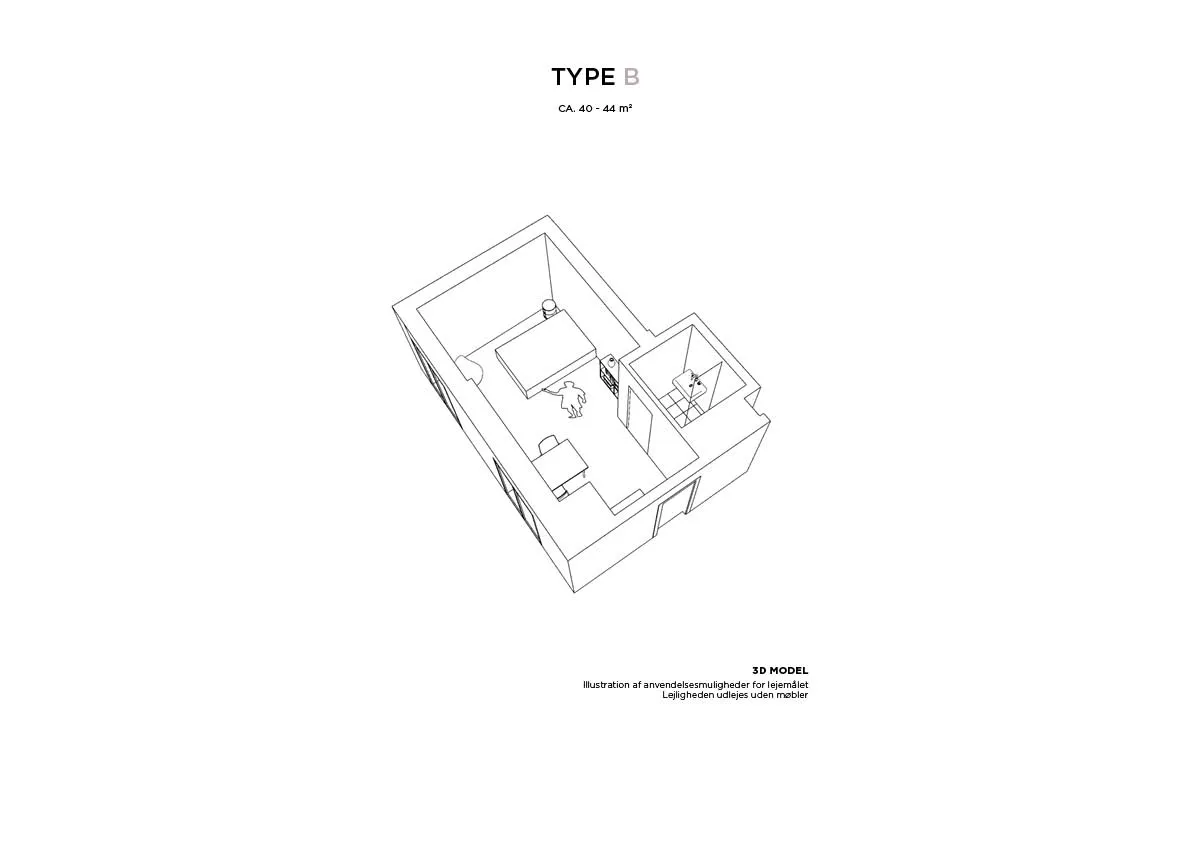 Moderne Studieboliger i Aarhus - 40m² Privat Studio - Foto 2