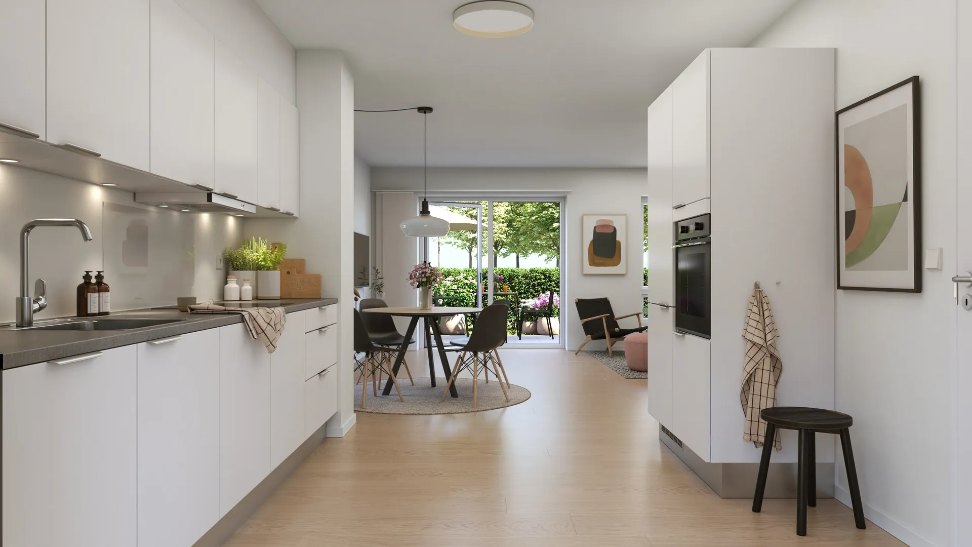 Charmerende 4-værelses rækkehus med terrasse i Aarhus - €12.450/måned - Foto 3