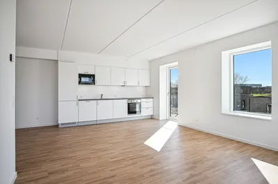 Flot og lys 2-værelses lejlighed med grønne omgivelser